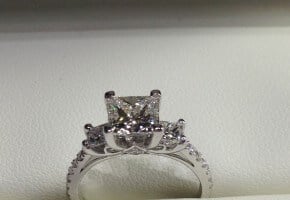 A princess cut worthy of a Queen!