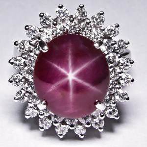 Our Master Stone over 8 carat ruby with the perfect vivid red