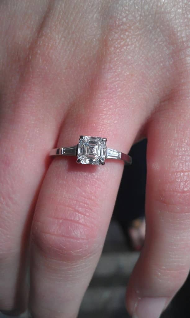 EngagementRingPicture - Asscher Cut