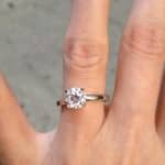 Q&A: Round vs. Princess Cut for Platinum Solitaire Setting