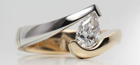 14k ring mountings without stones