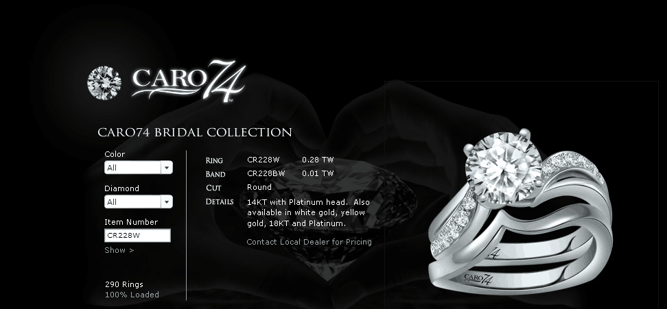 platinum sidestone ring