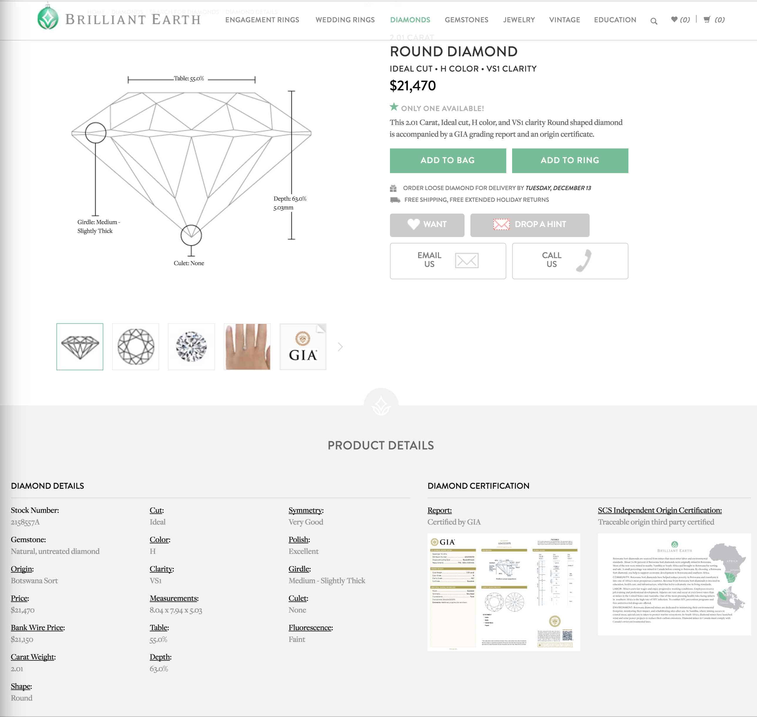 What You Need to Know About Diamond Fluorescence - Brilliant Earth