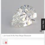 Q&A: Choosing a 1.5 Ct. Pear Shape Diamond With a $8,000 Budget