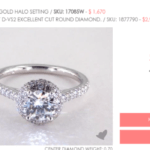 Q&A: Looking for a Round Diamond for a White Gold Halo With a $5.5k – $6.5k Budget
