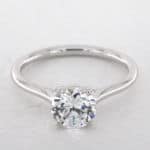 Q&A: Choosing a Round Diamond for a White Gold Solitaire or Pavé