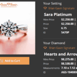 Q&A: Choosing a Round Diamond from Brian Gavin for a Platinum Pave for $10k In Total