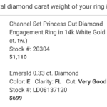 Q&A: Choosing an Emerald Cut Diamond for a Channel Setting With Up to $2,000 Budget