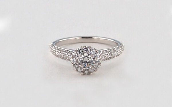 cluster engagement rings tacky
