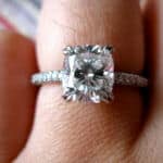 Q&A: Choosing a Cushion-Cut Diamond for a Cathedral Pavé Setting With Around $7,000 Budget
