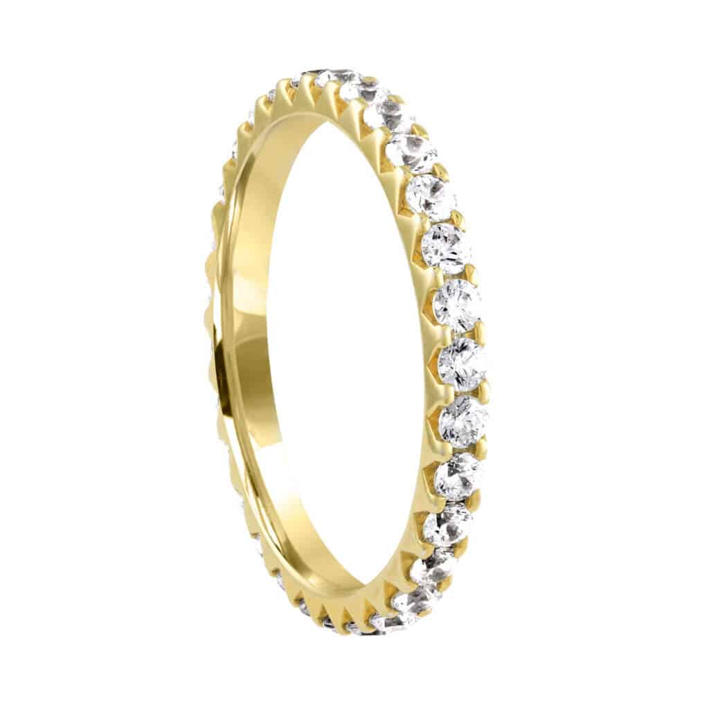 Common Prong Diamond Eternity Ring