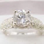 Q&A: Choosing a Round Diamond for a Yellow Gold Triple Shank Pavé With $4,500 Total Budget