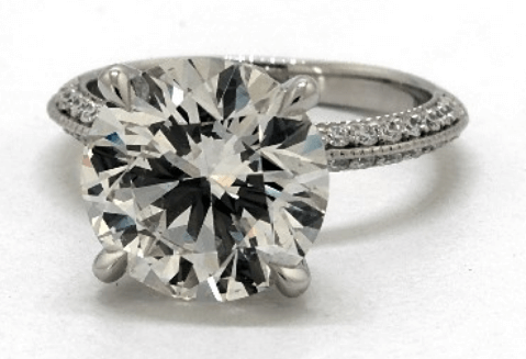 4 carat cartier diamond ring price