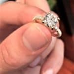 Q&A: Looking for a 1.50 – 1.70 Ct. Round Diamond for a Yellow Gold Petite Crown Pave Setting