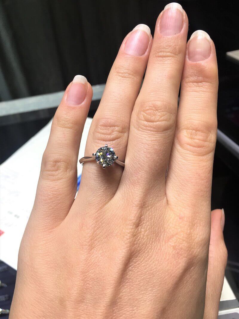 1.51 carat diamond at chow tai fook hong kong