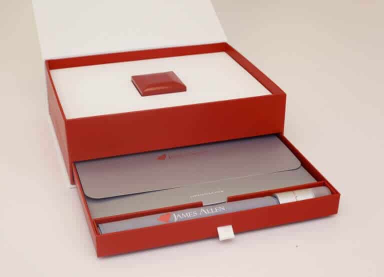 James Allen Packaging Box Opened