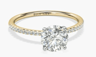 0.8ct Round Cut Diamond Wedding Band V Shaped Petite Curved 14k Yellow Gold Over