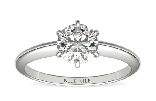 Classic Six-Prong Solitaire from Blue Nile