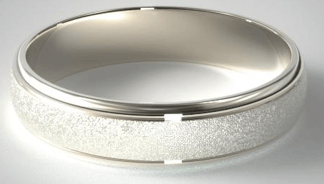 Wire Finish Wedding Band by James Allen