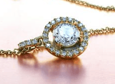 Open Halo Pendant from Brian Gavin