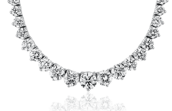 Tennis Necklace from Blue Nile