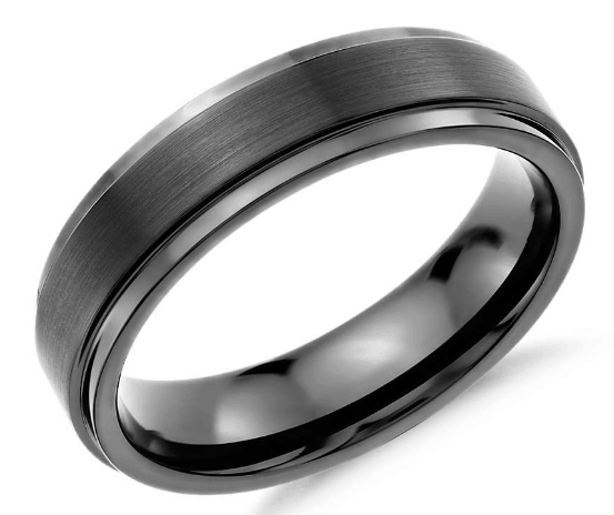  Bague de mariage en Carbure de Tungstène par Blue Nile 