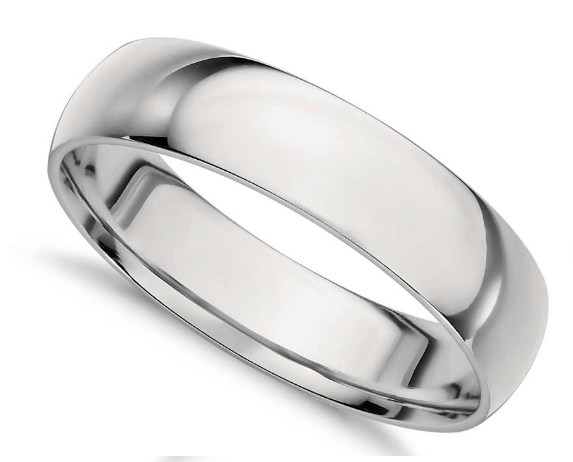 5mm Comfort Fit Platinum Wedding Ring from Blue Nile