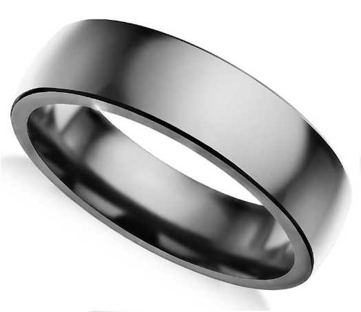 6.5mm Tantalum Comfort Fit Wedding Ring from Blue Nile