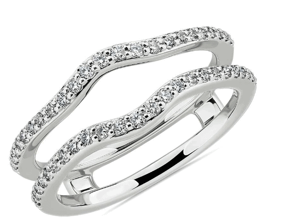 halo wedding band