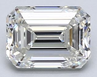 Emerald cut diamond