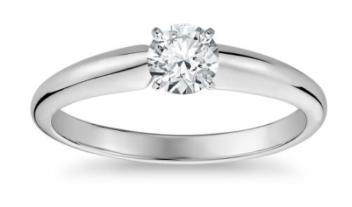 $1000 engagement ring round cut solitaire