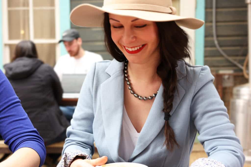 Baroque Tahitian Cultured Pearl Necklace in 18K White Gold