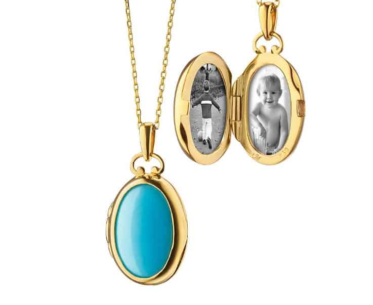 Monica Rich Kosann Turquoise Locket