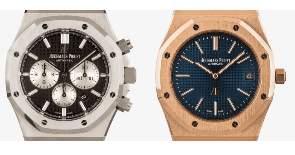 Audemars Piquet Royal Oak watches in different styles