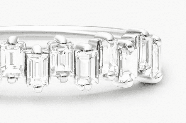 Buy Eternity Ring Eternity Band Baguette Ring All Over Crystal Ring Gold  Ring Silver Ring Platinum Ring Luxury Ring Stacking Ring Diamond Ring  Online in India - Etsy