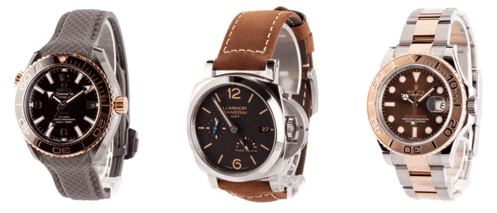 Rubber watch strap vs. Leather watch strap