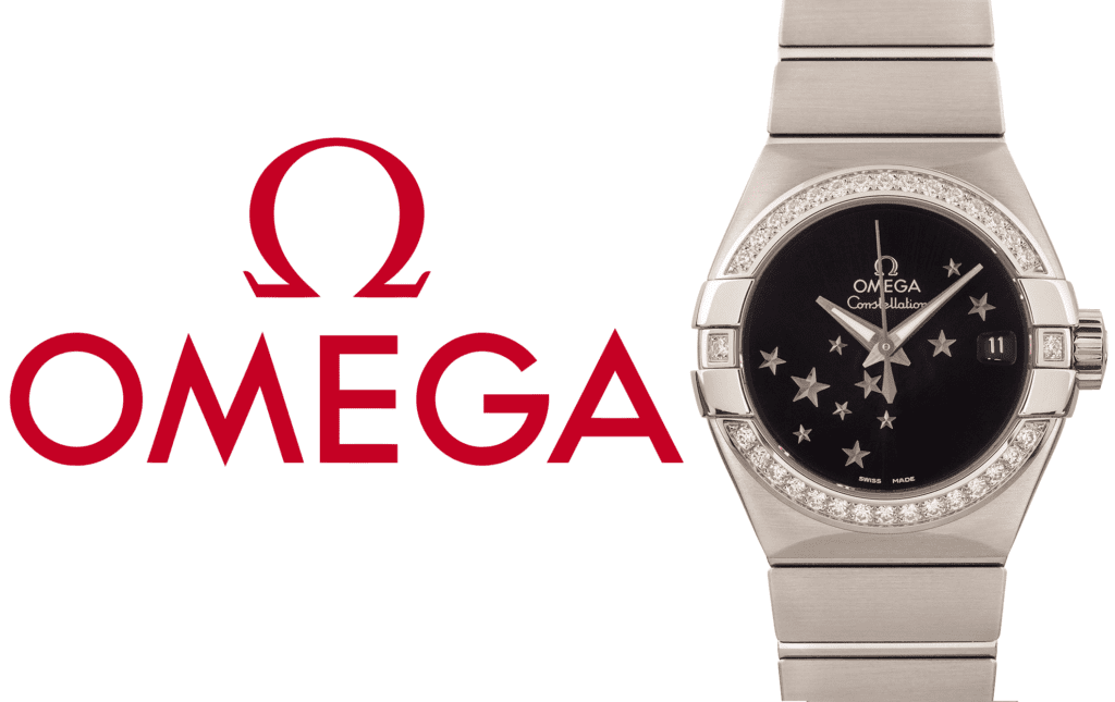 Ladies Omega Constellation Black Watch