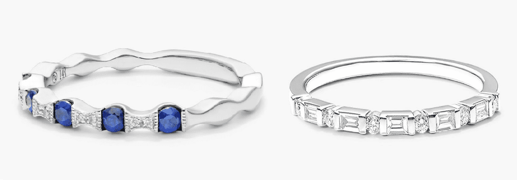 Stackable rings from James Allen