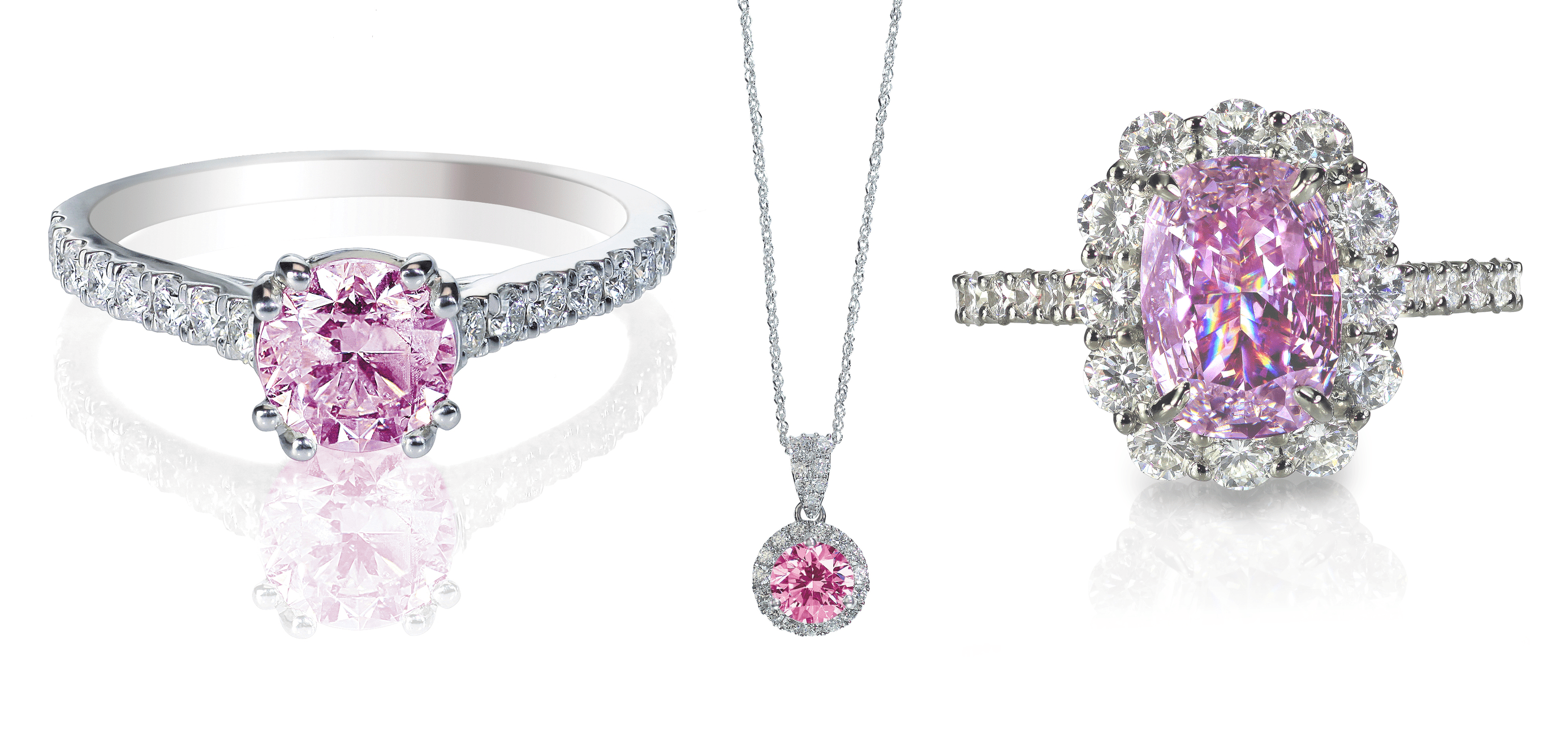 beautyblingjewelry  Pink diamond necklaces, Pink diamond, Jewelry