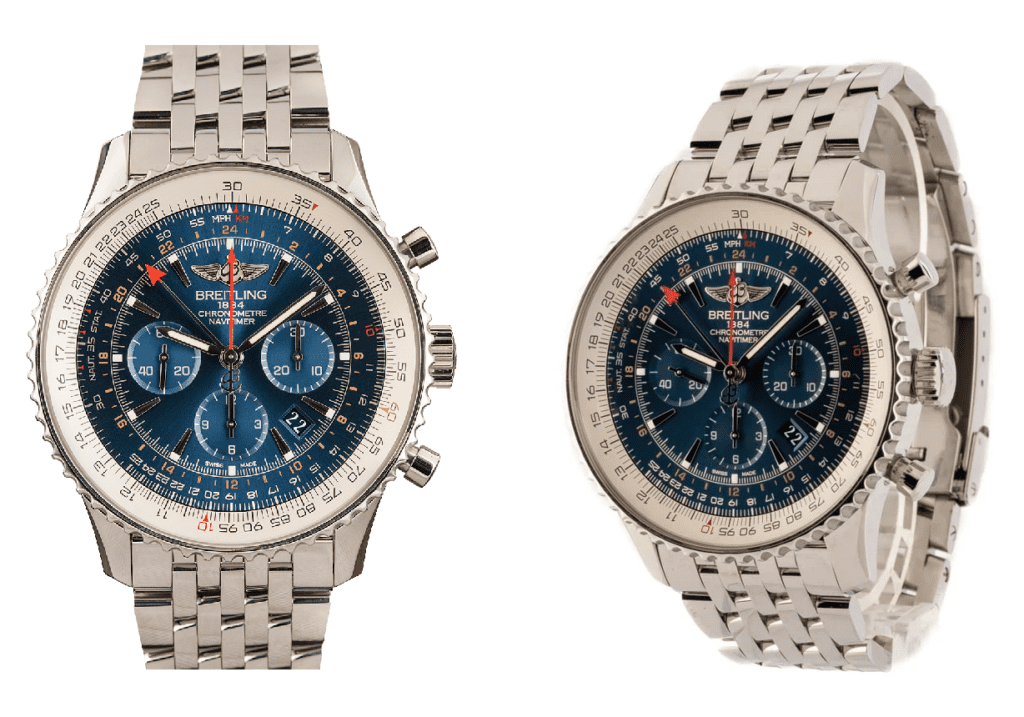 Breitling Navitimer Blue sports watch 