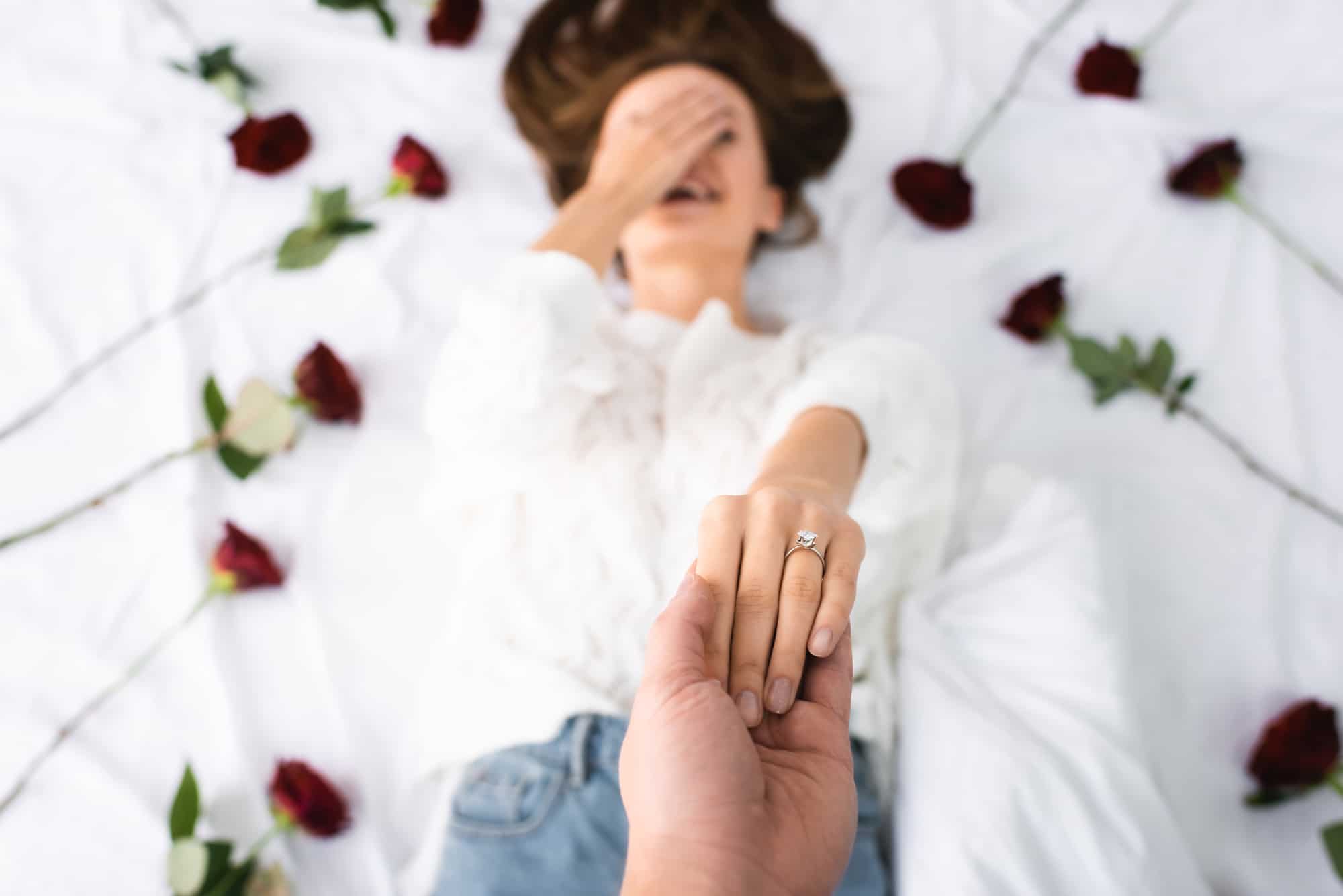 Engagement ring photo