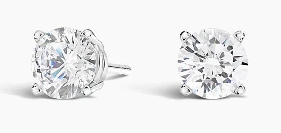 Brilliant Earth stud earrings