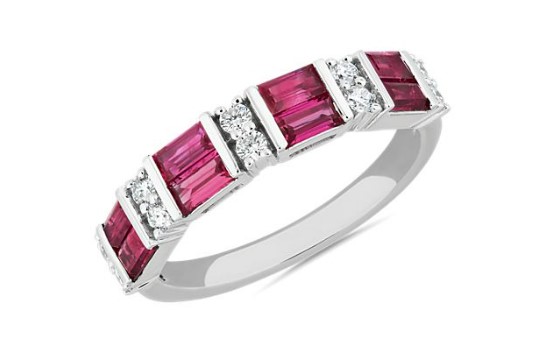 ruby and diamond fashion ring
