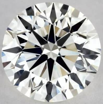 J color round cut diamond