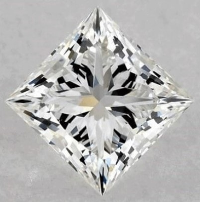 lab-grown princess cut diamond