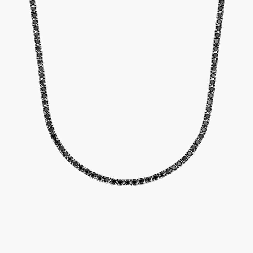 Black Diamond Tennis Necklace (4 ct. tw.)