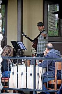 Marriage proposal with Acoustic Guitarist